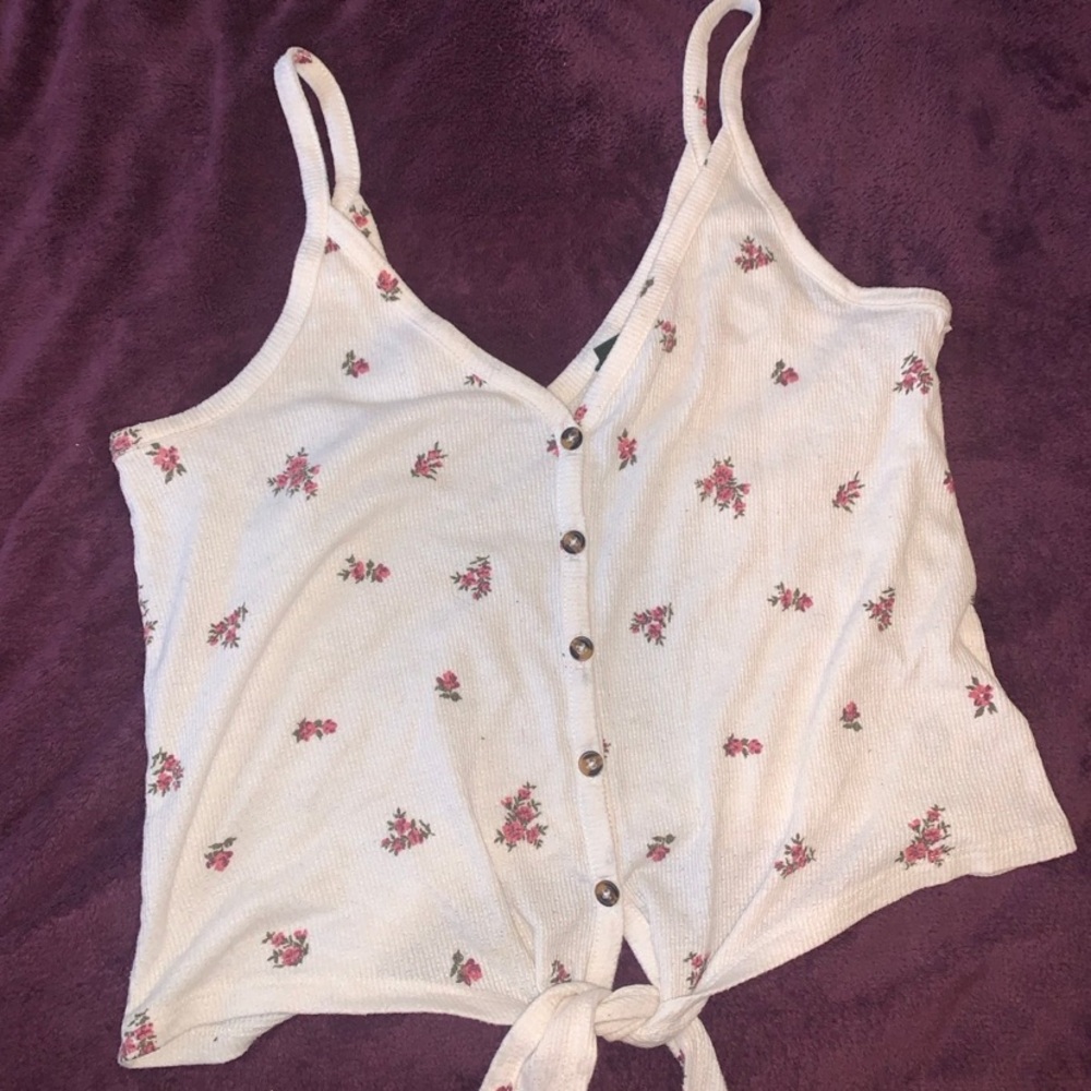 Wild Fable Cream Floral Camisole